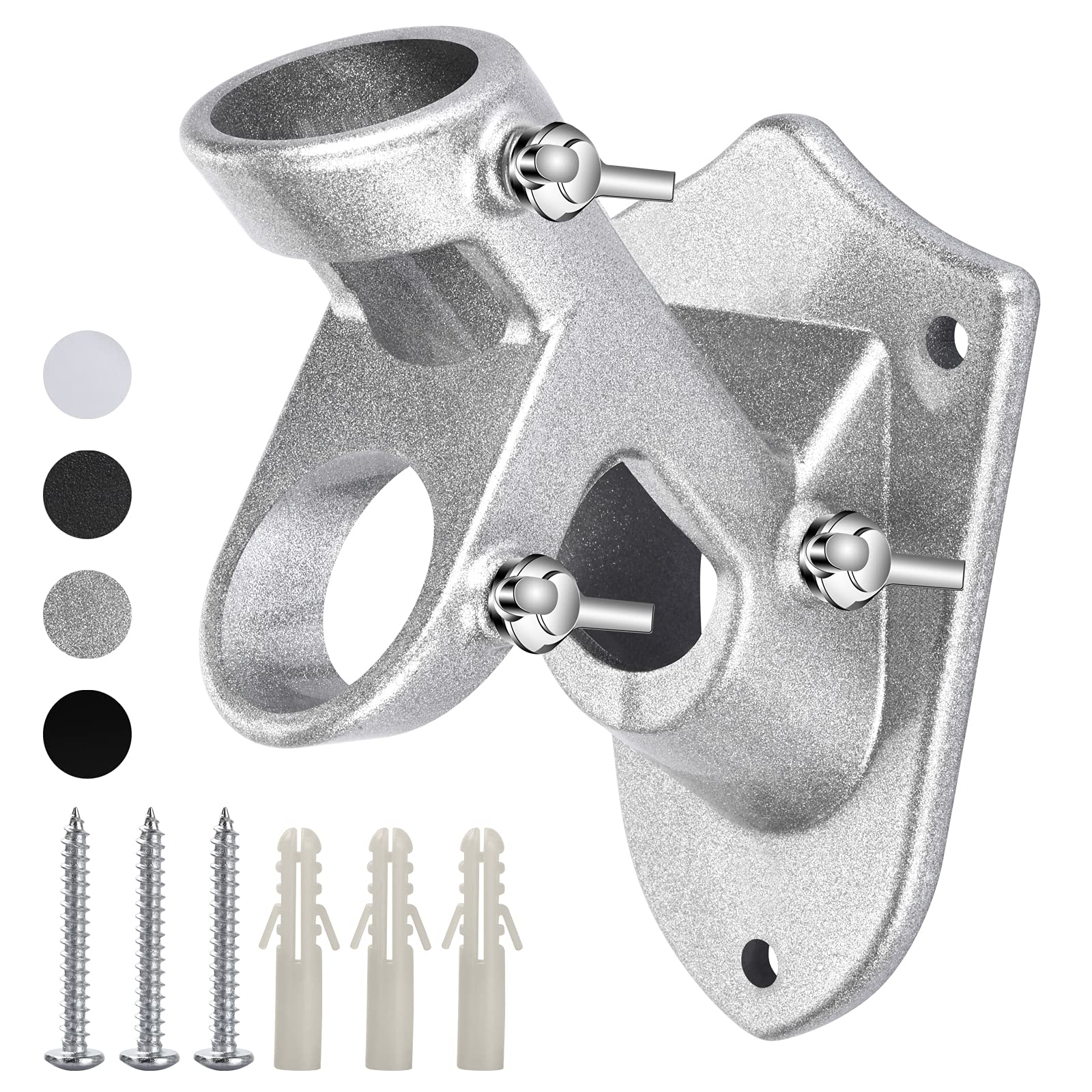 Flag Pole Holder for Outside House, Heavy Duty Flag Pole Mounting Bracket, Alumi