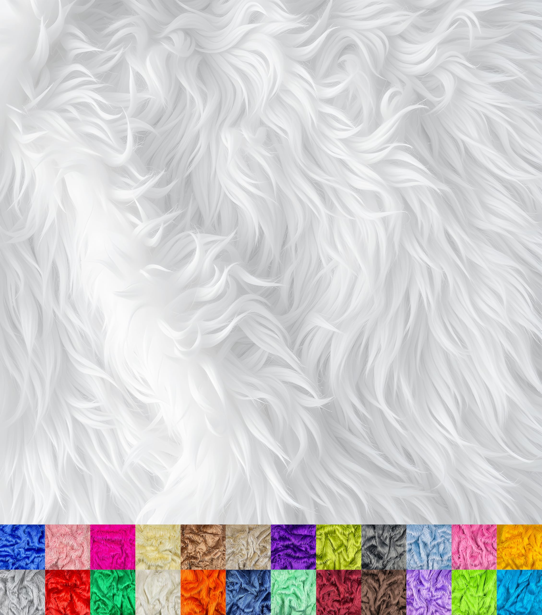 Barcelonetta | Faux Fur Fabric | Soft & Plush | Costume, Upholstery, Decoration,