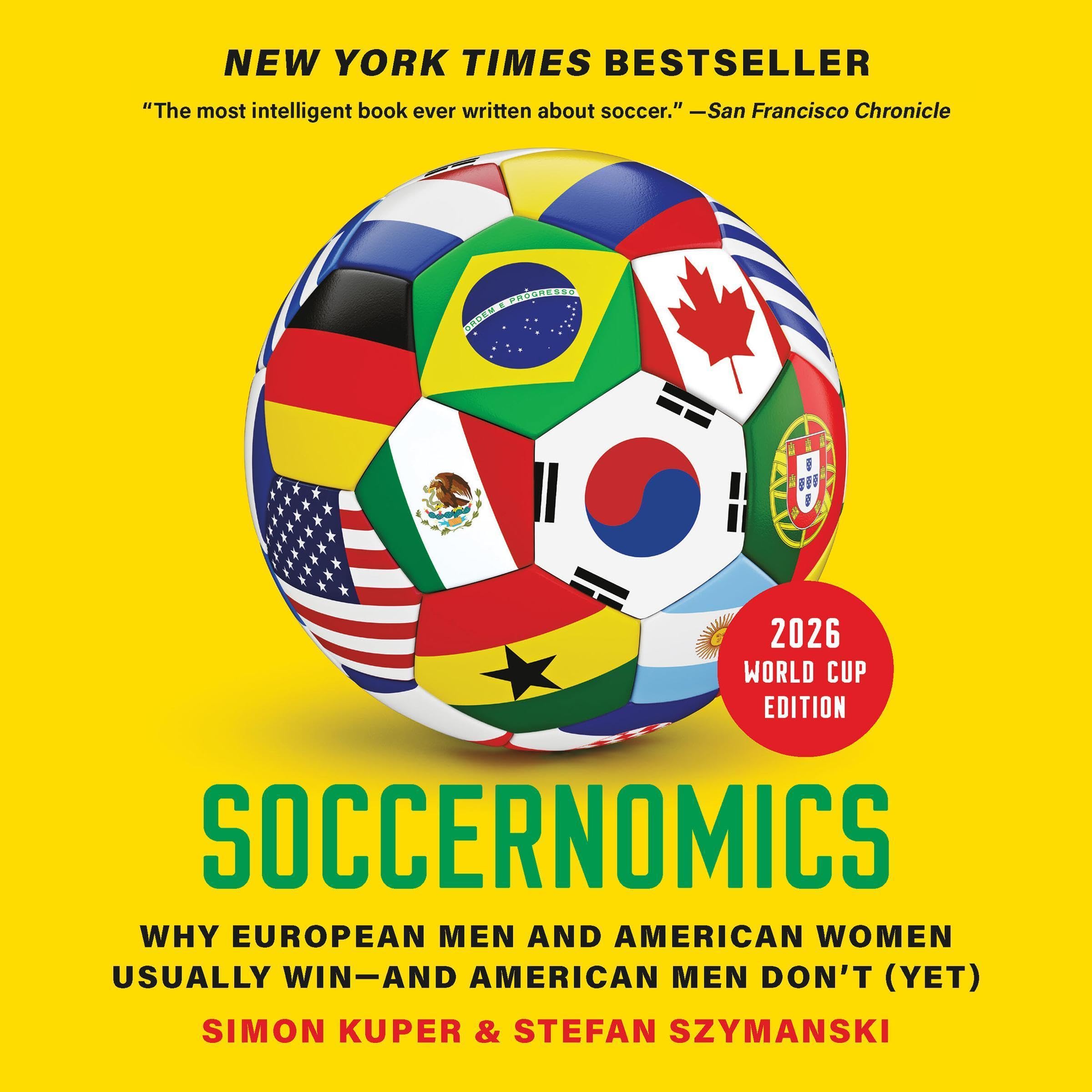 Soccernomics (2026 World Cup Edition): Why European Men and American Women Usual