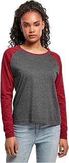 Urban Classics Ladies Contrast Raglan Longsleeve
