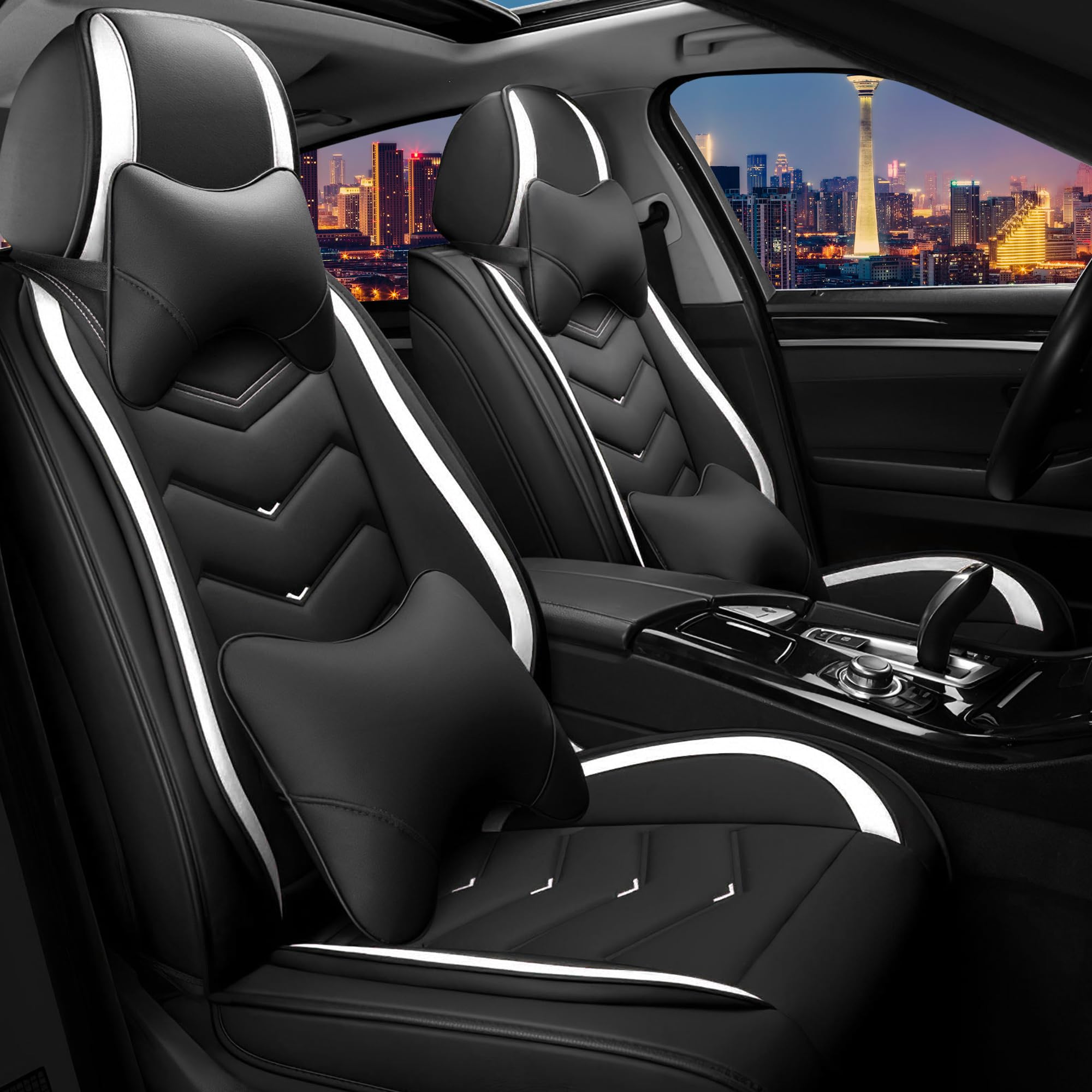Car Seat Covers for VW Taos 2022-2026, Stylish Sport Seat Cover, Premium Nappa L