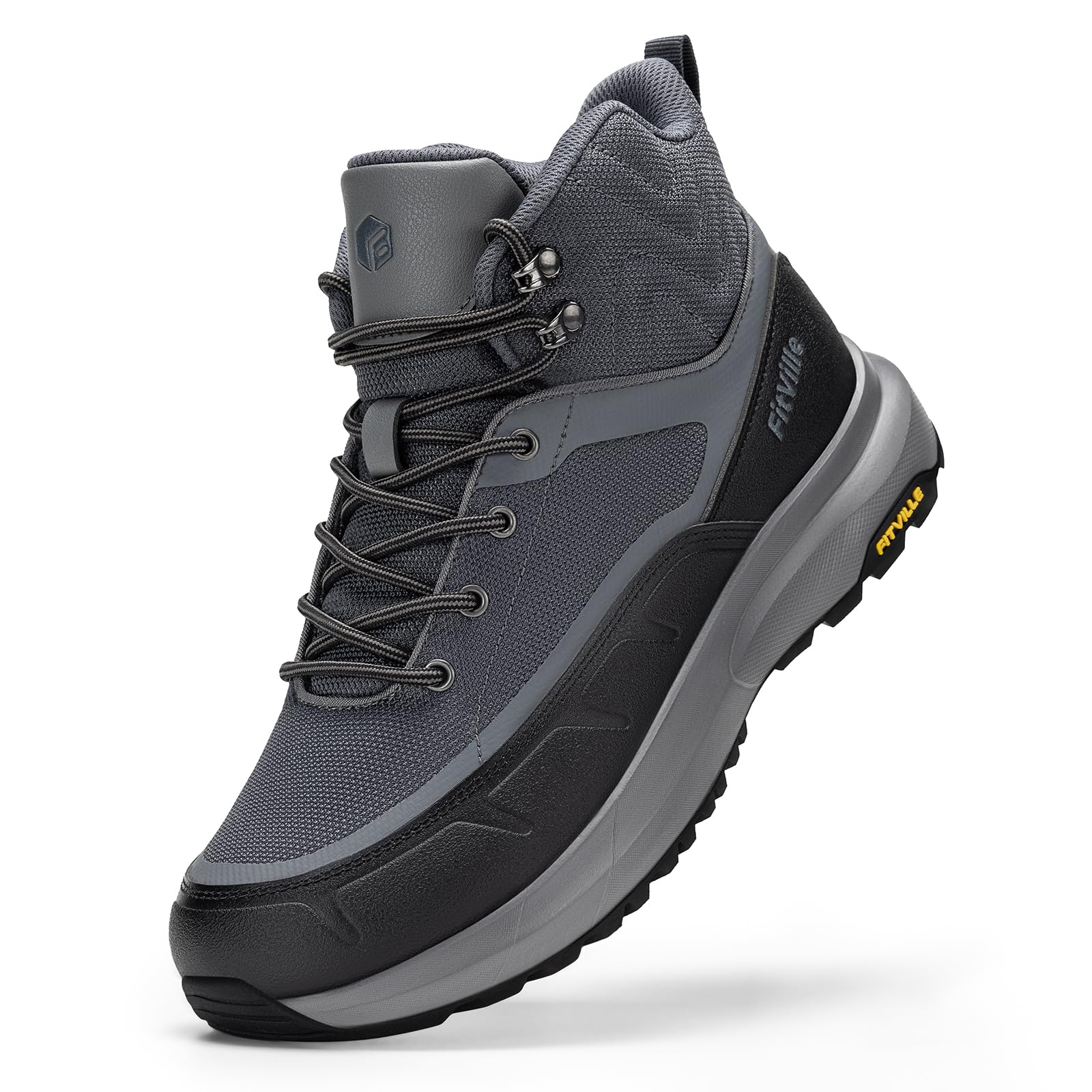 FitVille Mens Ridge Hiking Boot Outdoor Trekking Boot V1