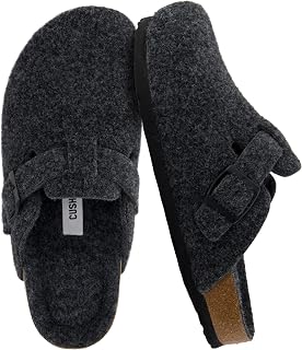 CUSHIONAIRE Women's Hana Clogs with Cork Footbed and Comfort Large Widths Available