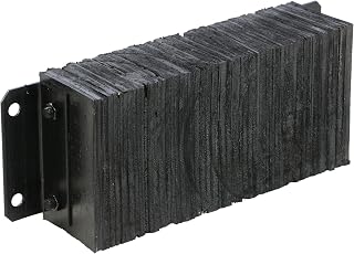 Vestil 1224-4.5 Laminated Rubber Dock Bumper 12 In. x 24 In. x 4-1/2 In. Black