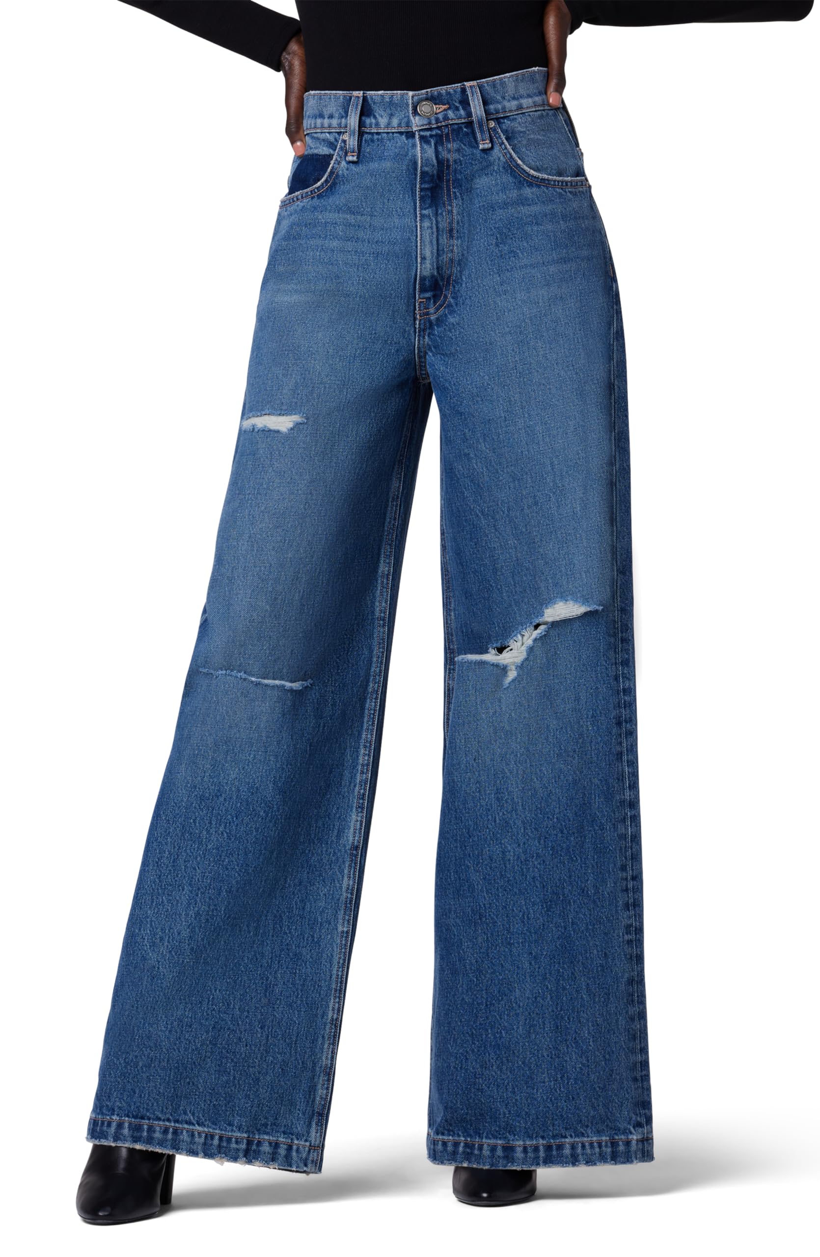Hudson Damen Jeans James High Rise Wide Leg Jean