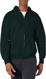 275 g. Ultimate Cotton 90/10 Full-Zip Hood - Deep Forest - L