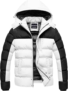 Men's Puffer Jacket Waterproof Winter Parka jacket Warm Thicken Ski Coat