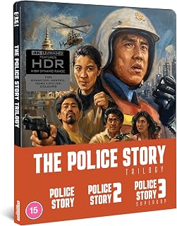THE POLICE STORY TRILOGY (Eureka Classics) LIMITED EDITION 3-Disc 4K Ultra HD SteelBook