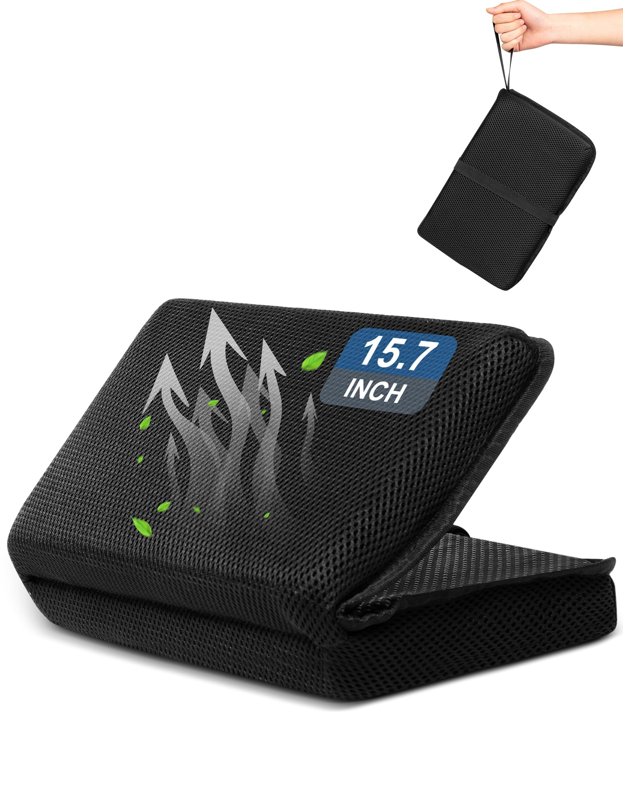 FASTMOMENT Portable Airplane Seat Cushion Foldable Seat Cushion for Travel | Thi