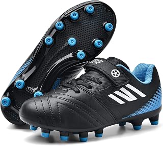 Boys Football Boots Shoes Kids Girls FG/AG Soccer Athletics Sport Shoes Training Shoes Running Shoes Teenager Indoor Outdoor Football Shoes Sneakers for Unisex