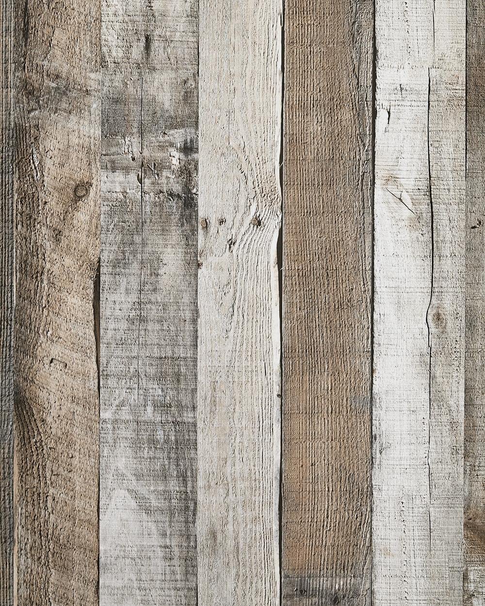 Yun-aeon Natural Wood-Grey Wood Contact Paper Peel and Stick Wallpaper 17.3”x 80