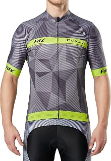 FDX Men's Limited Edition Road Cycling Jersey Short Sleeve Biking Tops