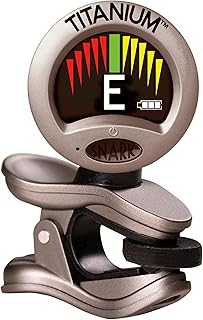 SNARK ST-8 Titanium Rechargeable Guitar Tuner (ST8-TITANIUM) | Rechargeable design; High precision tuning; Clip-on format; Bright display