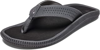 OluKai Ulele Men's Beach Sandals, Water Resistant Flip Flops