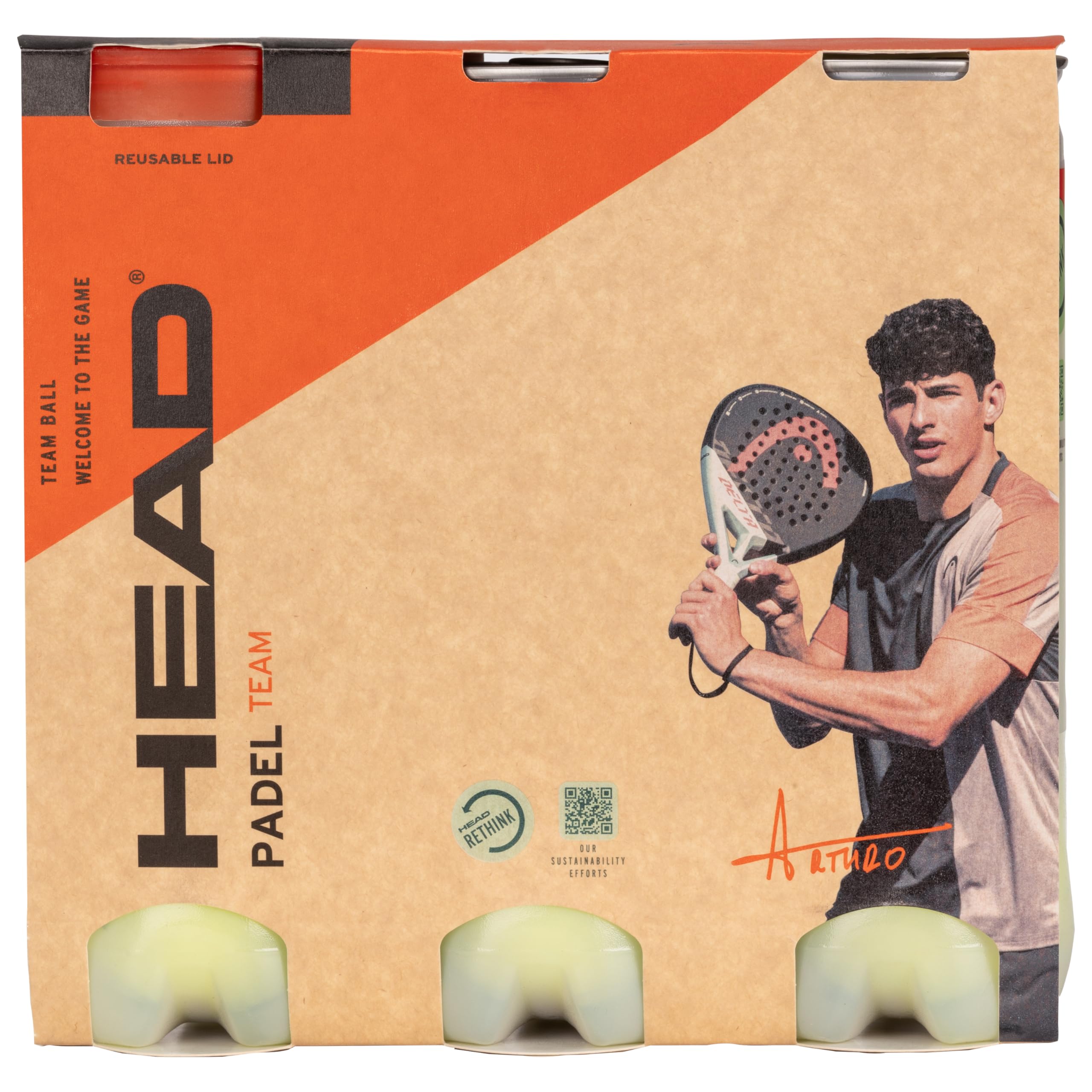 Head Pack of 3 Padel Boats 2019 Edition, Unisex Adults, Yellow, M