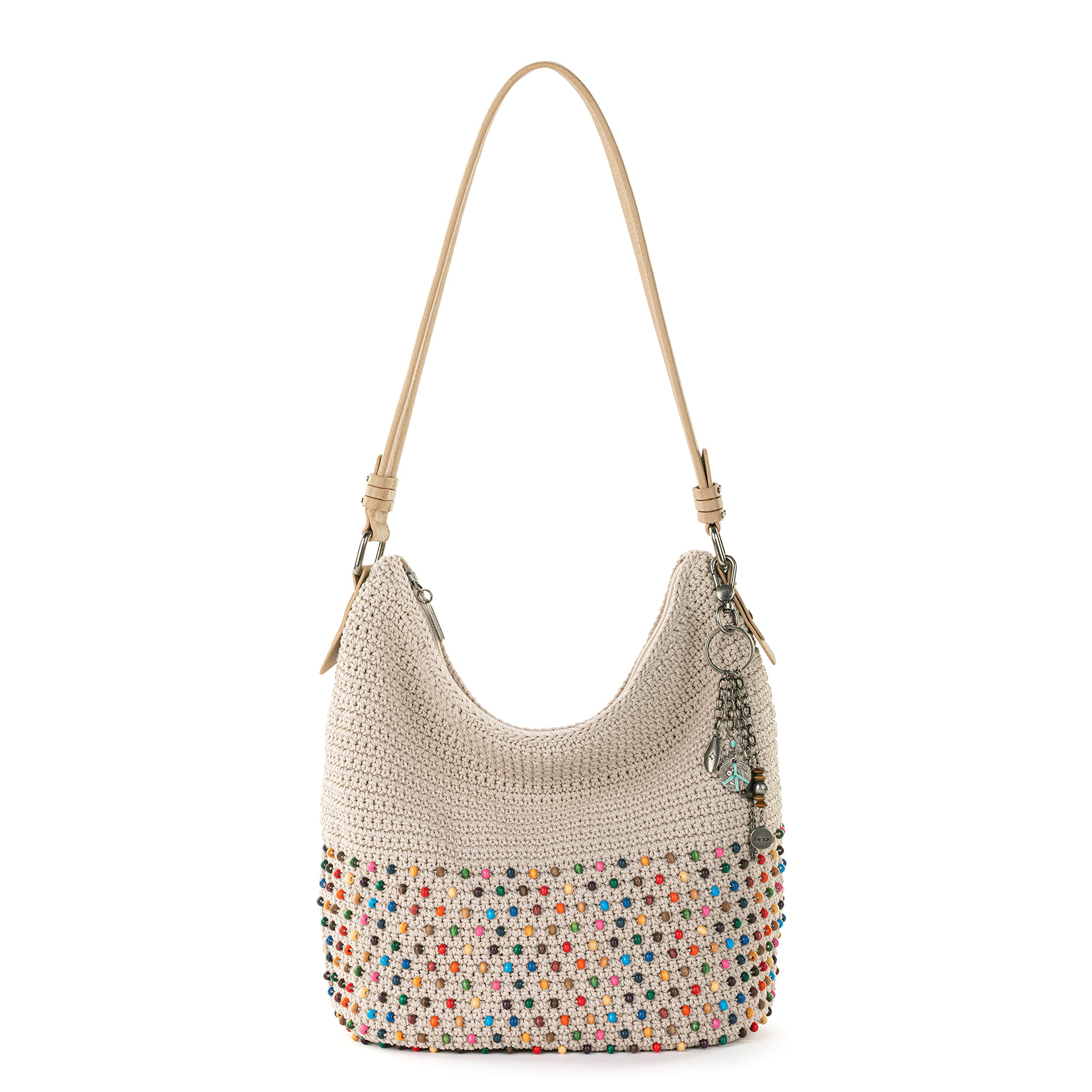 The Sak Sequoia Hobo Bag - ハンドクロシェ ラージ レディース パース 日常 & 旅行 用 - 丈夫なハンドバッグ&トート ジッパーポ