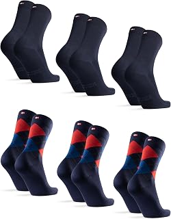 DANISH ENDURANCE Bamboo Socks, Anti Sweat Socks, 3 & 6-pack