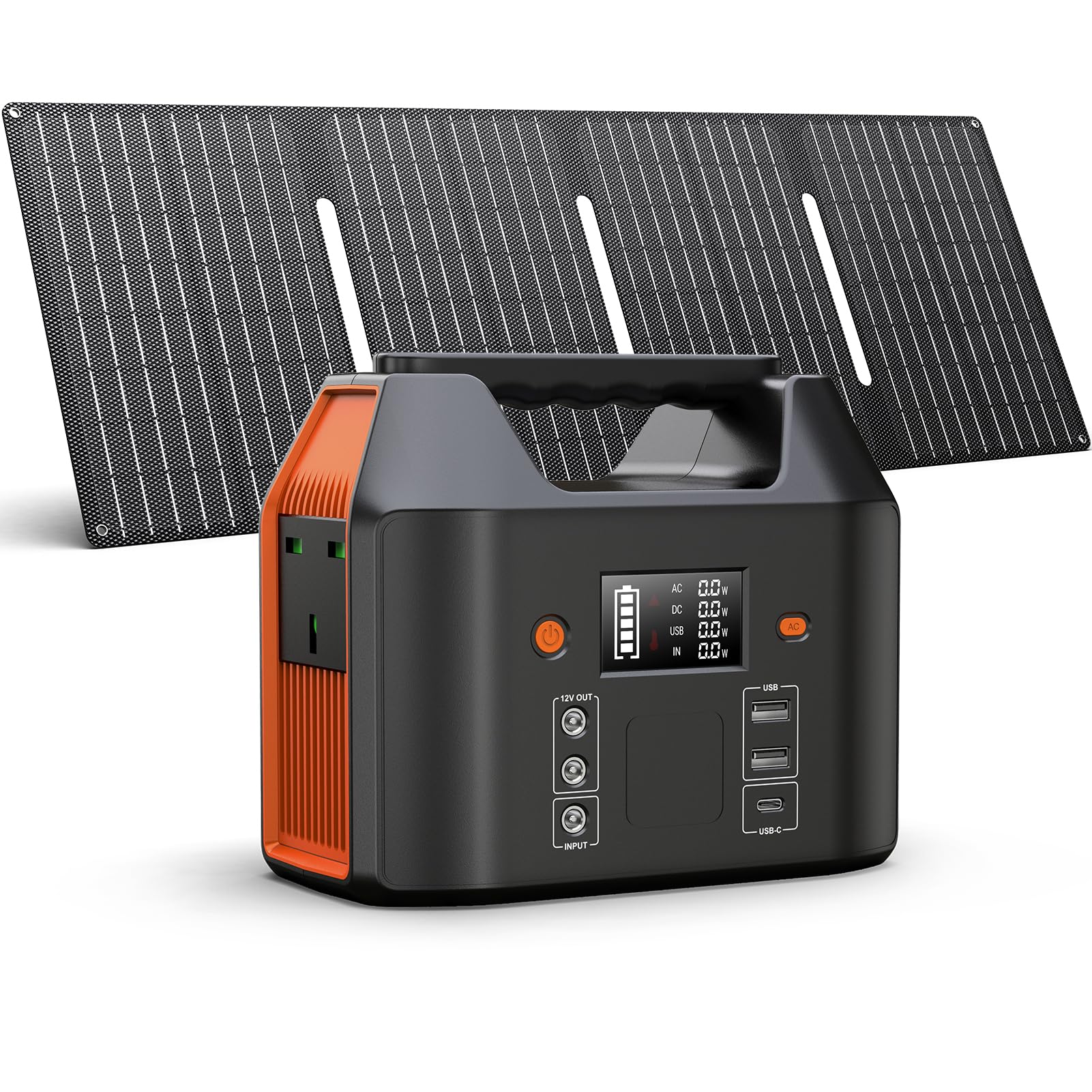 SinKeu Portable Power Station 97.68Wh with 40W Solar Panel,Camping | Solar Gener