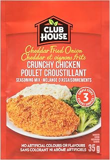 Club House Seasoning Mix, Cheddar Fried Onion Crunchy Chicken, 35 g | Tangy Flavour for Sandwiches, Burgers, Dips, and Everyday Recipes