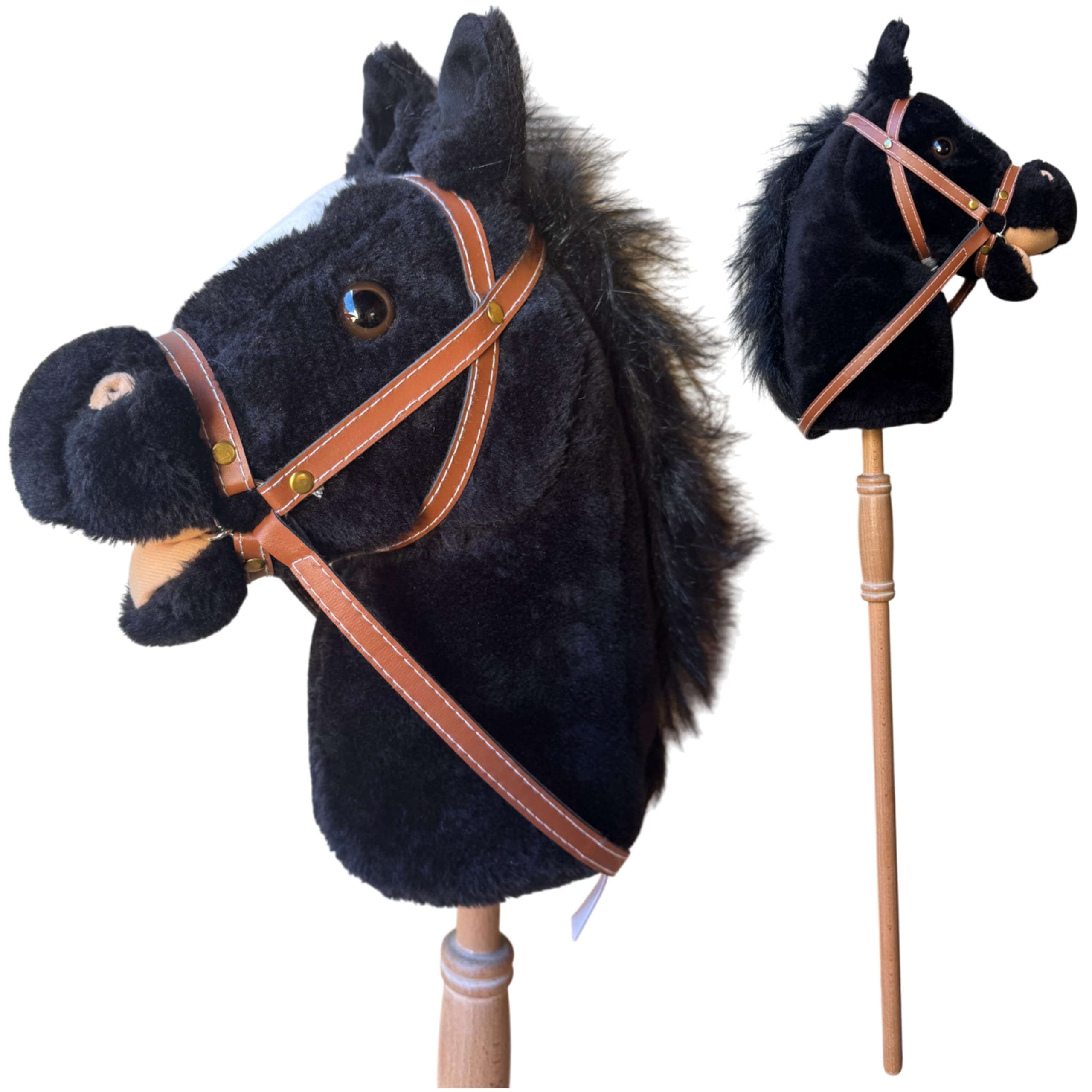 Nature Bound Stick Horse | Horse on a Stick with Sound Effects – Handcrafted Plu