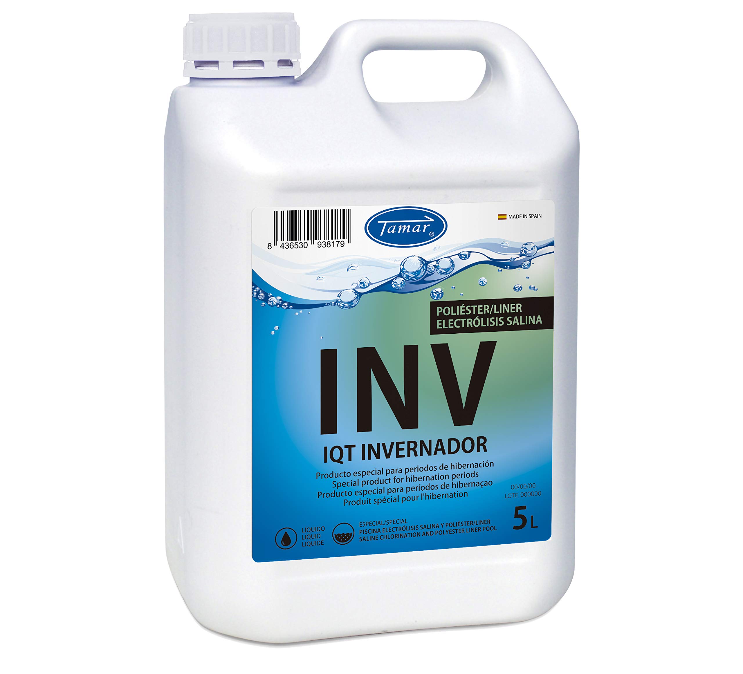 Tamar Invernador Polyester/Liner Electrolysis Saline Swimming Pools, Winter and 