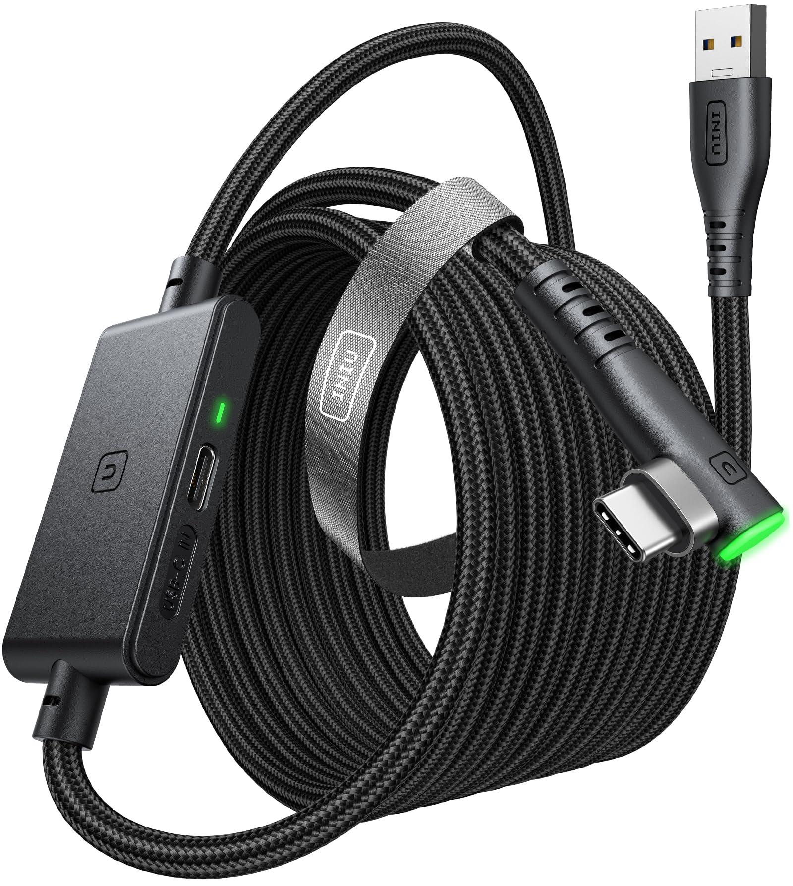 INIU Link Cable with Charging [16ft] for Meta Quest 3/3S, Oculus Quest 2/Pro, Pi