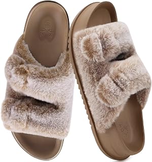 KuaiLu Womens Arch Support Slides Slippers Indoor Outdoor Casual Outfits