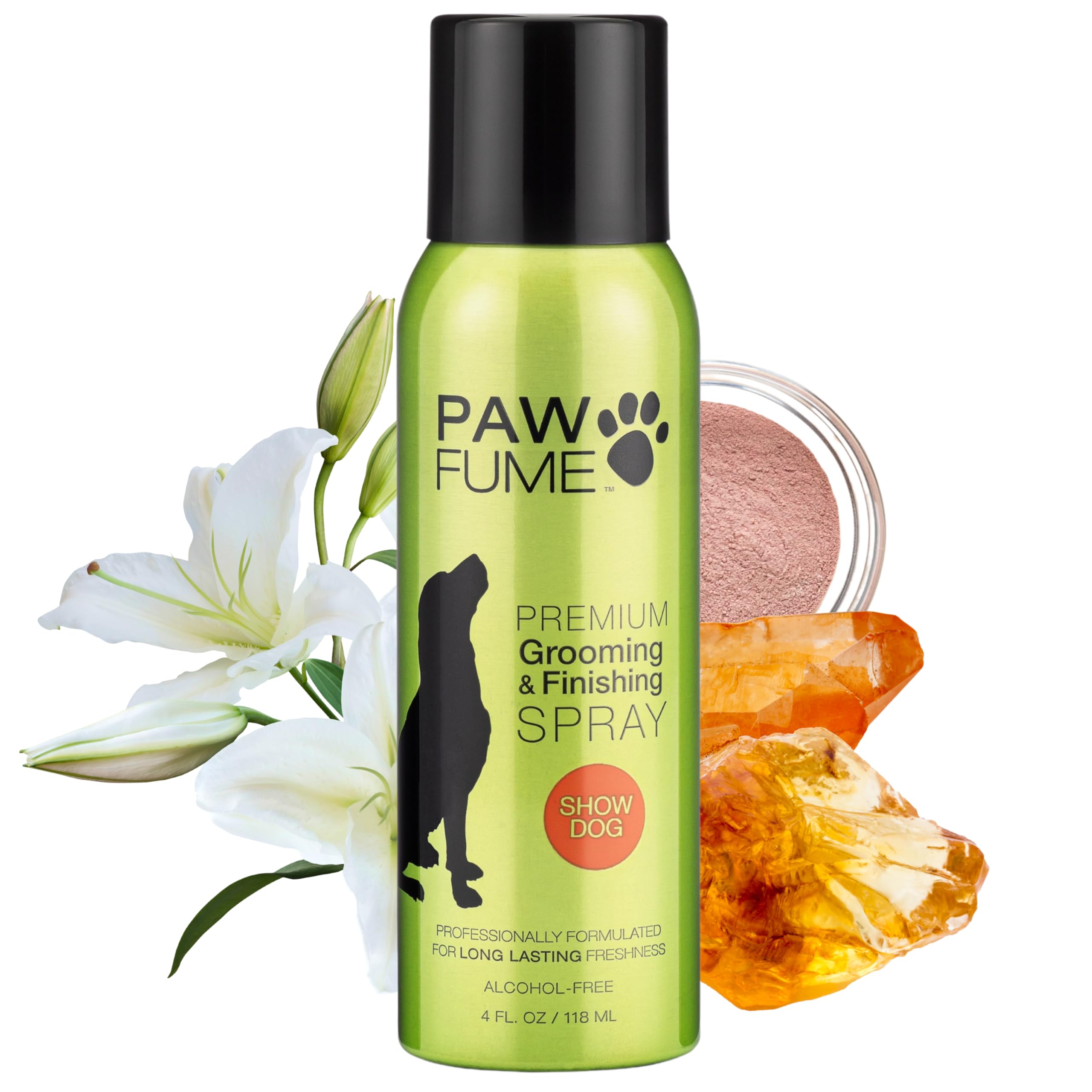Paw Fume Dog Perfume Spray Long Lasting, Show Dog, 1-Pack | Hypoallergenic, alco