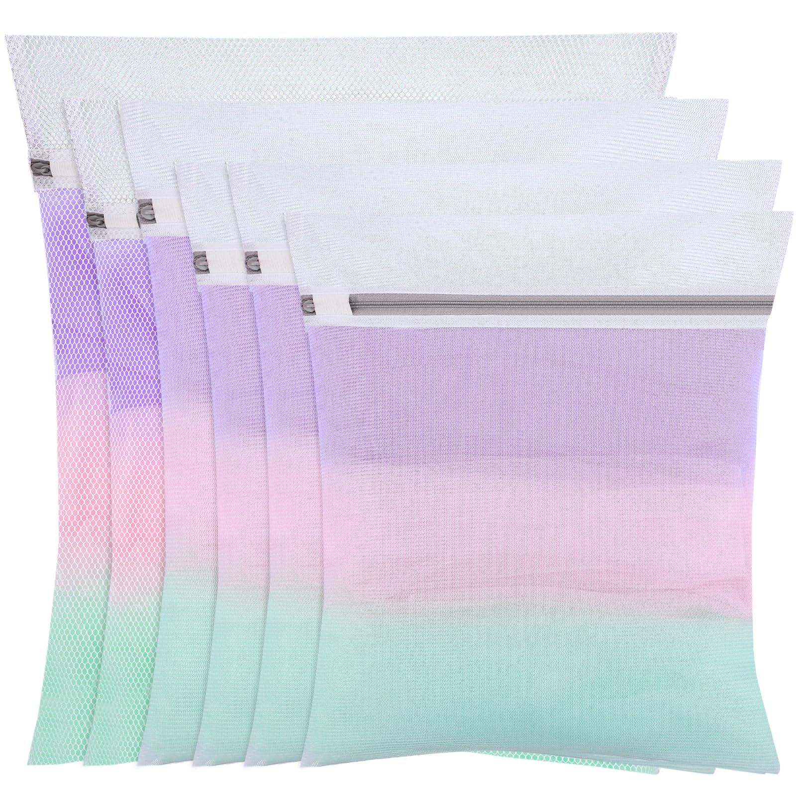 Dntorx Washing Machine Washing Bag Laundry Bag in 4 Sizes Pack of 6 | Fine and c