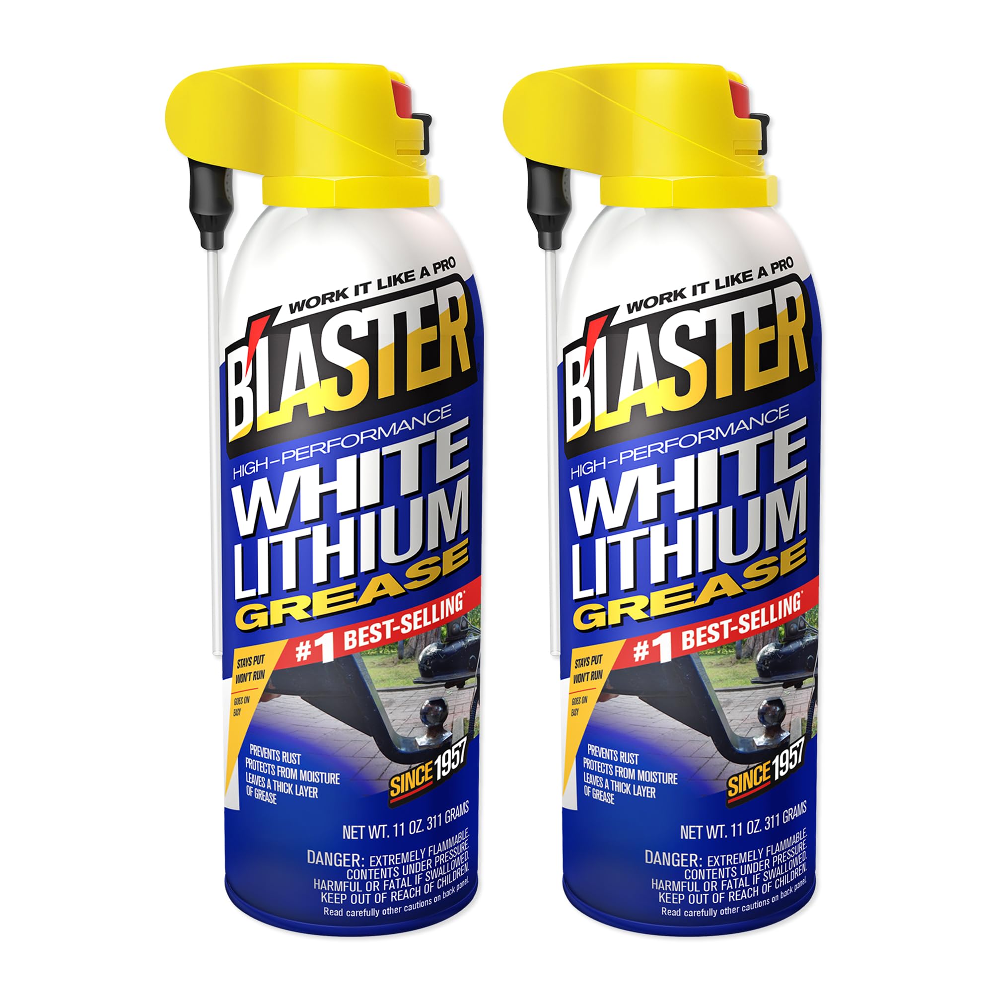 B’Laster White Lithium Grease Spray – High-Performance Lithium Grease Spray – He