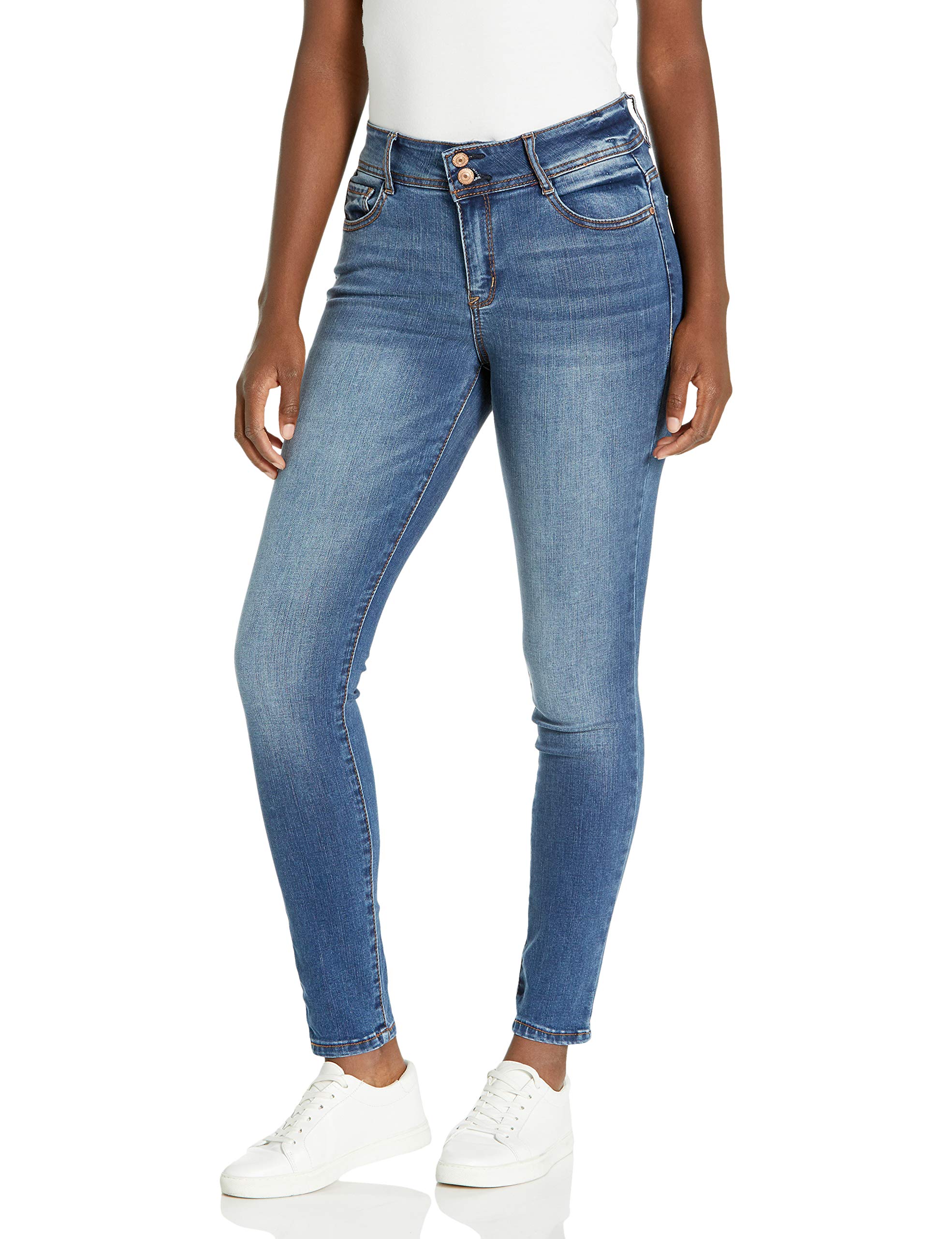 WallFlower Women's Luscious Curvy Flirty Skinny Jeans, Sizes 0-24