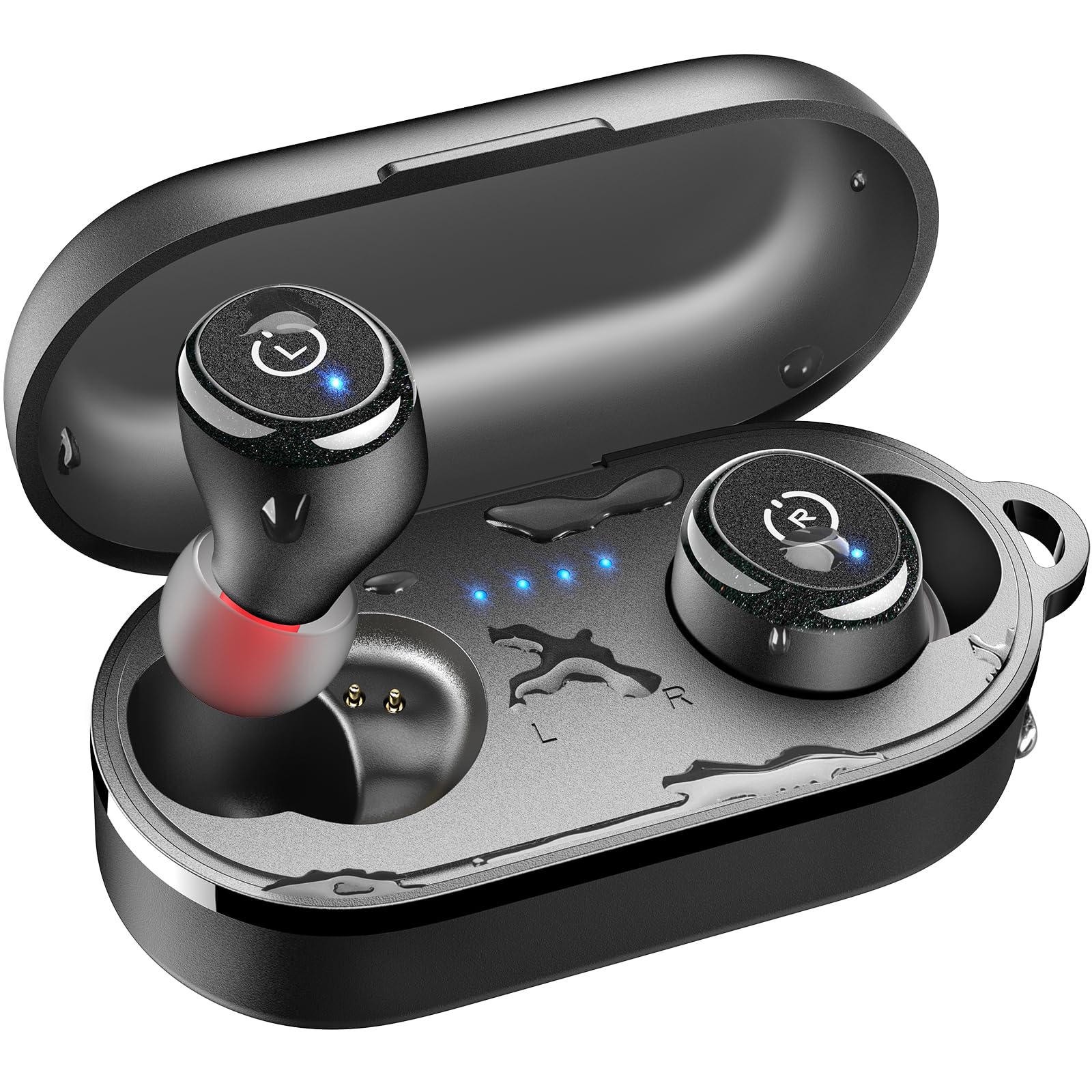 TOZO T10 Wireless Earbuds Powerful Bass Stereo Wireless Charging, APP, IPX8 | Wa