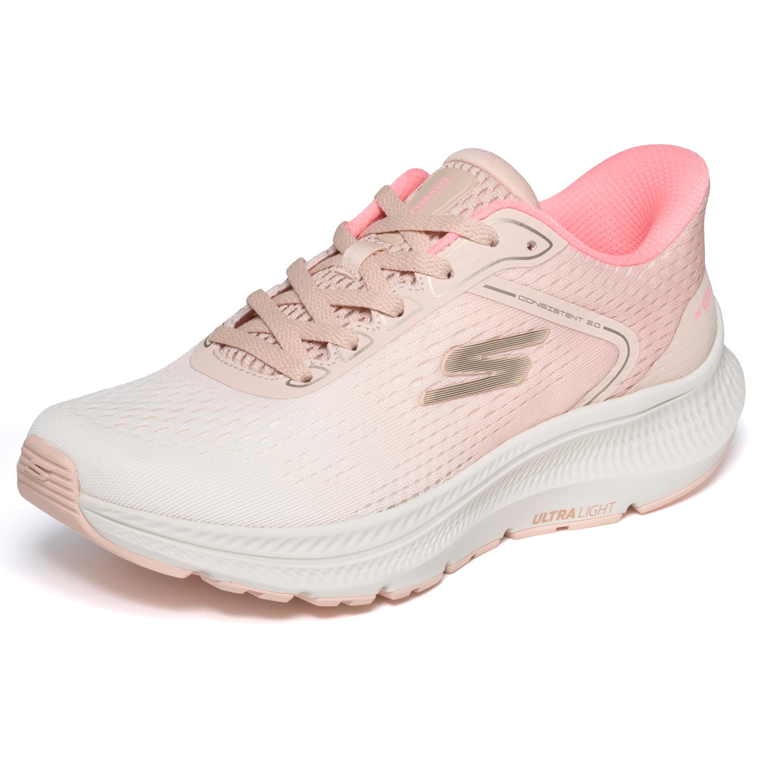 Skechers Women's Go Run Consistent 2.0 Lace Up Slip-in Trainers