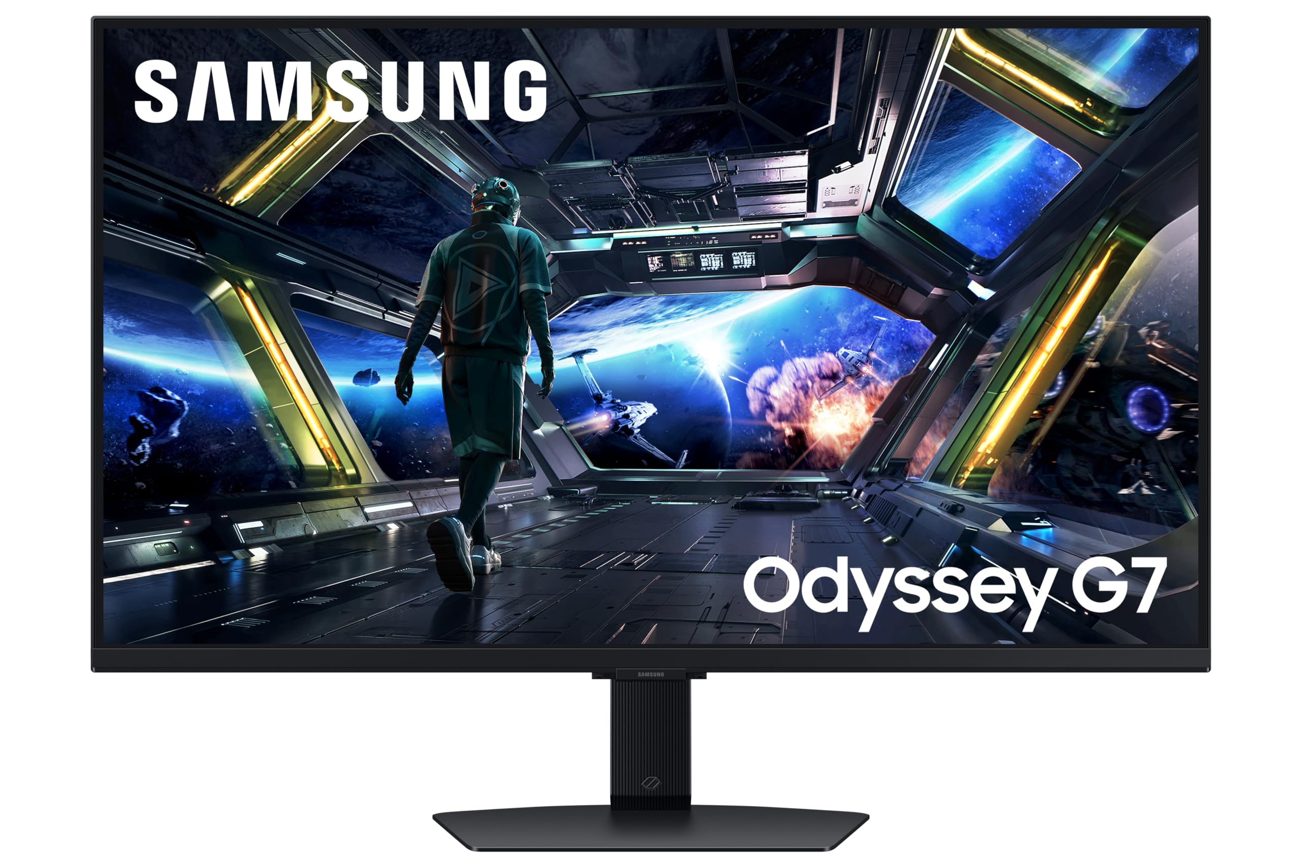 Samsung Odyssey G7 LS27DG702EUXXU 27" 4K UHD IPS Gaming Monitor with Speakers - 