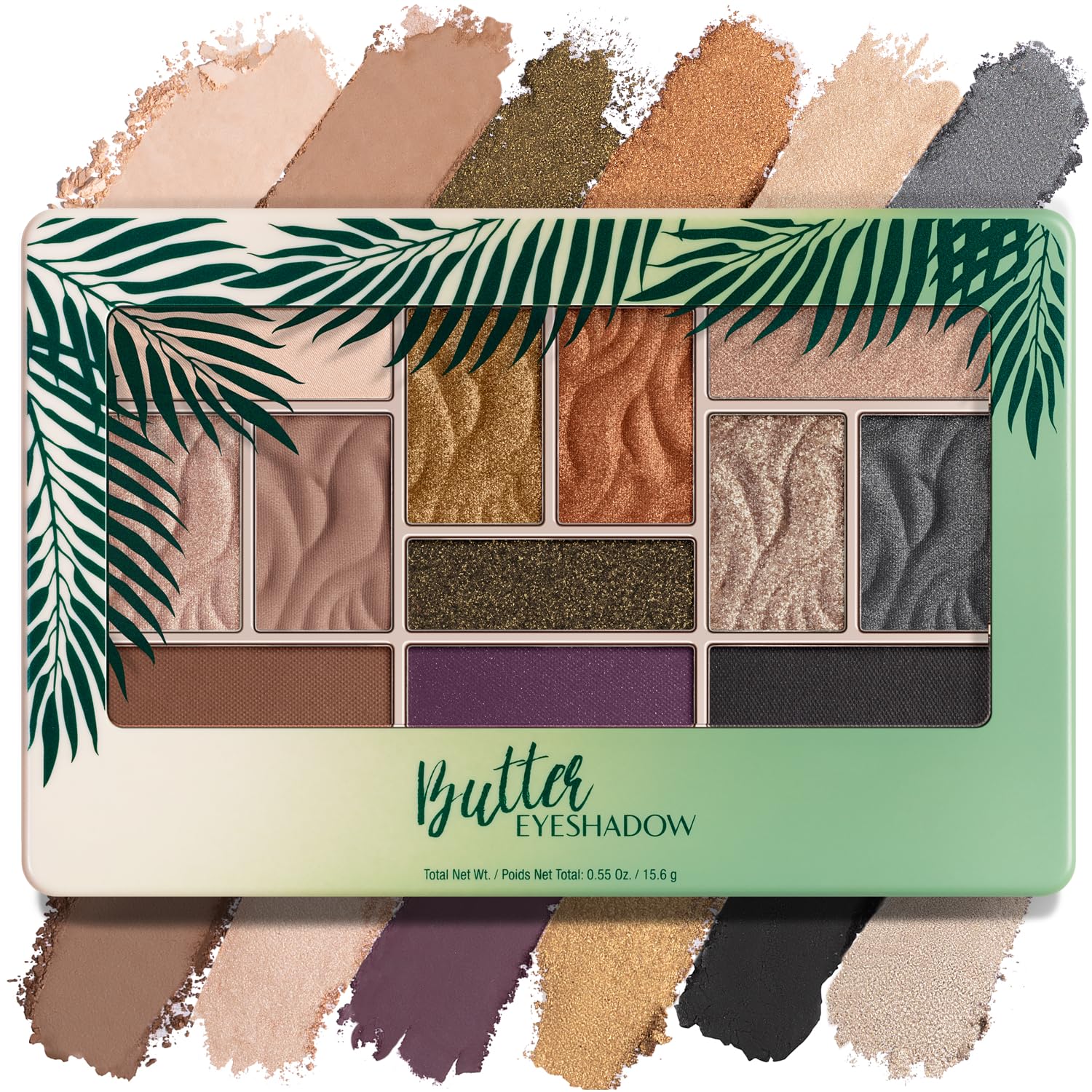 Physicians Formula Murumuru Butter Eyeshadow, 12-Shade Ultra-Creamy Palette with