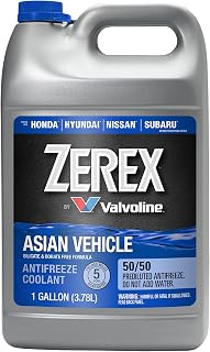 Zerex Asian Vehicle Blue Silicate and Borate Free 50/50 Prediluted Ready-to-Use Antifreeze/Coolant 1 GA