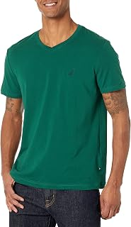 Nautica Mens Short Sleeve Solid Slim Fit V-Neck T-Shirt