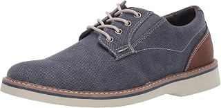 Nunn Bush Mens Barklay Canvas Plain Toe Oxford Lace Up Oxford