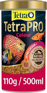Tetra Pro Colour Multi-Crisps - Premium fish food with colour concentrate for brightly colourful Fish, 500ml