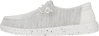 Hey Dude Wendy Stretch Sox Womens Loafer Shoes in Black White