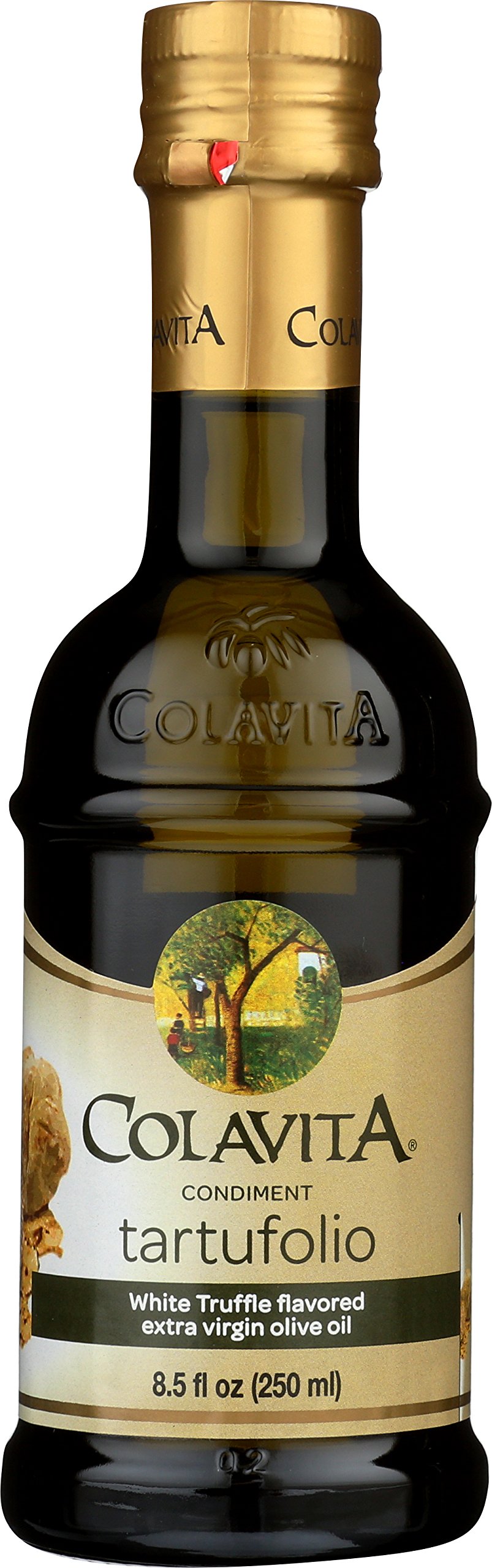 Colavita Tartufolio, Truffle Extra Virgin Olive Oil, Glass Bottle, Tartufolio, 2