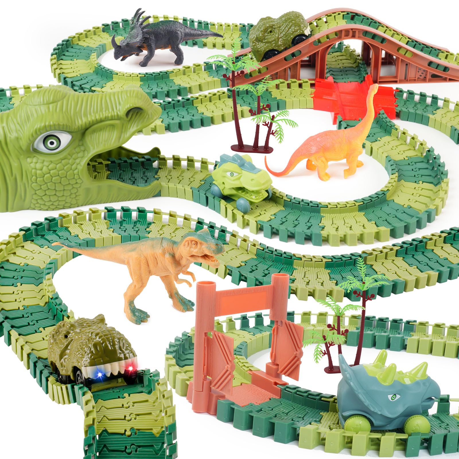 GIAT Dinosaur Track Toys - Best Birthday Gifts for 3 4 5 6 7 Year Old Boys Girls
