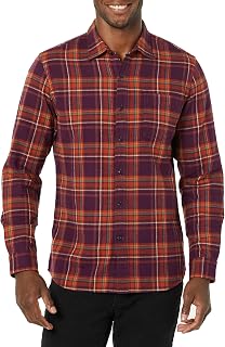 Amazon Essentials Men's Slim-Fit Long-Sleeve Flannel Shirt