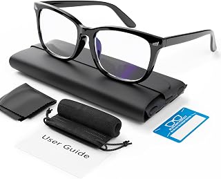 COOLOO Blue Light Blocking Glasses, Anti Glare Gaming Computer Glasses | Reduce Eye Fatigue, Clear True Vision, Impact Resistance, Anti Scratched, UV 400 Protection