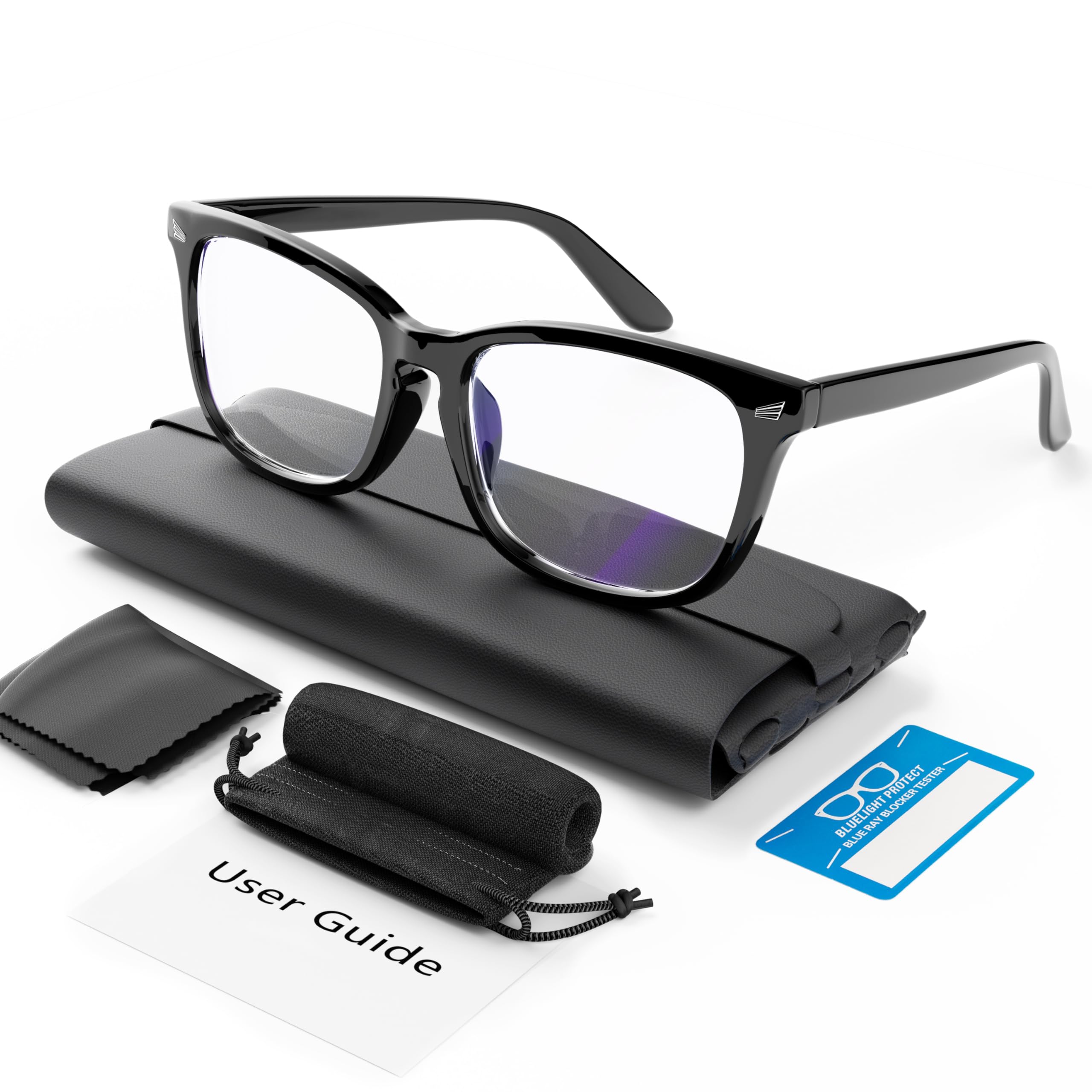 COOLOO Blue Light Blocking Glasses, Anti Glare Gaming Computer Glasses | Reduce 