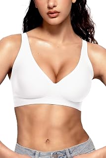Vertvie Wireless Jelly Bras for Women Seamless Push Up