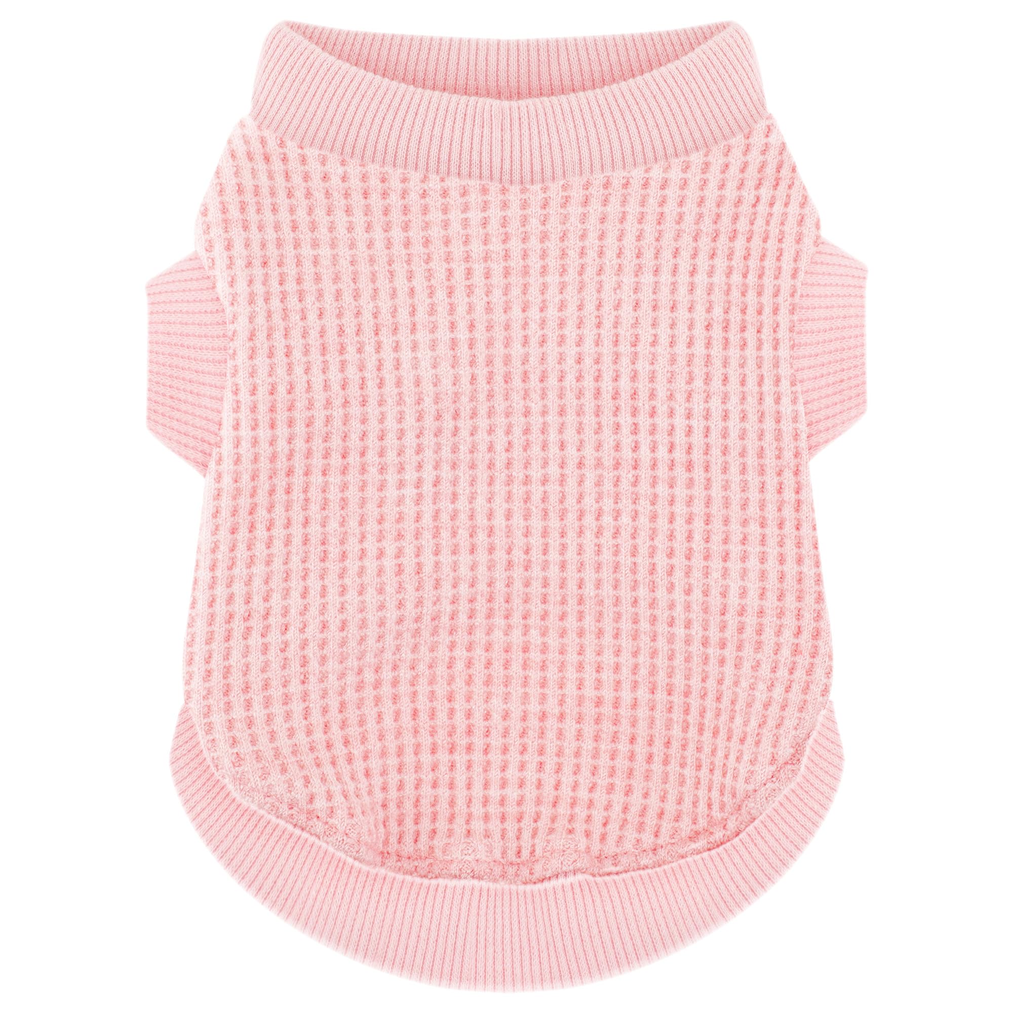 Cozy and Functional Dog Shirts for Small Puppies: Stretchable Pink Attire with E