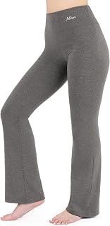 Nirlon bootcut yoga pants for women wide leg pants for women soft breathable yoga pants regular plus size