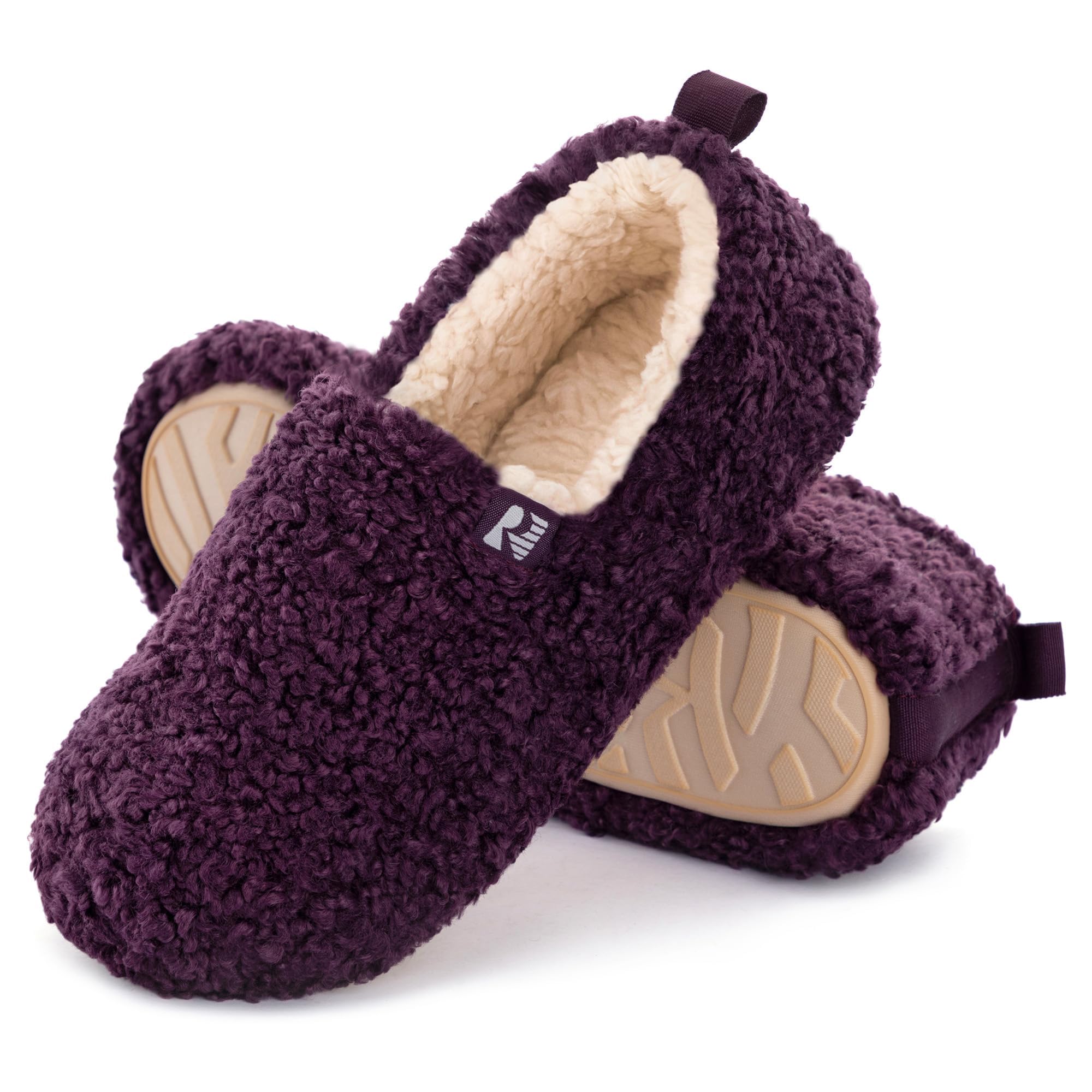 RockDove Women's Faux Shearling Closed Back Slipper