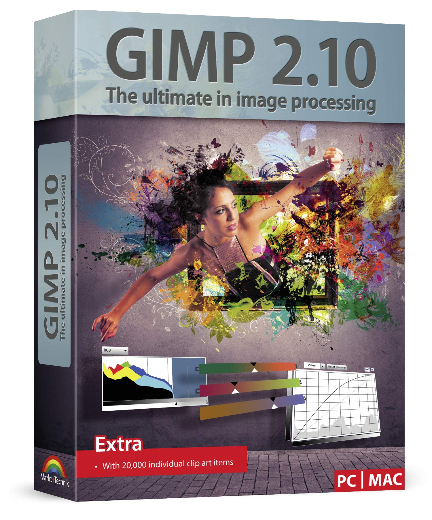 GIMP 2.10 - Graphic Design & Image Editing Software - this version includes addi